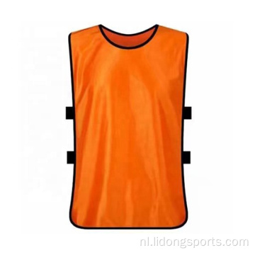 Pas afdruktraining Vest Bibs Soccer Bibs aan